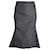 Balenciaga Fit-and-Flare Skirt in Grey Wool  ref.1044468