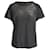 Apc EN.PAG.do. Camiseta Brillante de Viscosa Negra Negro Fibra de celulosa  ref.1044487