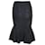 Falda con dobladillo acampanado de punto elástico de Givenchy en viscosa negra Negro Fibra de celulosa  ref.1044489