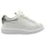 Alexander McQueen Larry Embellished Sneakers in White Leather  ref.1044499