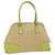 PRADA Borsa a mano Tela Pelle Beige Auth 51018  ref.1044621