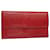 LOUIS VUITTON Epi Porte Tresor International Long Wallet Red M63387 auth 51306 Leather  ref.1044624