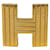 Hermès Cinturones Gold hardware Acero  ref.1044720