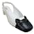 Autre Marque Vivetta White / Black Cat Slingback Pumps Leather  ref.1044764