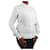 Victoria Beckham White and Green silk pinstripe shirt - size UK 12  ref.1044835