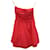 Mini-robe bustier Maje en coton rouge  ref.1045009