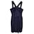 Vestido de coquetel Maje Libby Eyelet em poliéster azul marinho  ref.1045029