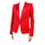 Joseph Americana roja de terciopelo con hombreras - talla UK 12 Algodón  ref.1045038