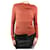 Rejina Pyo Top transparent col montant rouge - taille M Polyester  ref.1045043