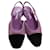 Chanel sandalo Porpora Tweed  ref.1045286