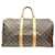 Louis Vuitton Keepall 45 Braun Leinwand  ref.1045339
