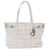 Christian Dior Canage Cabas Toile Enduite Blanc 01-B0-0191 Auth bs7445  ref.1045530