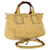 Chloé Chloe Etel Hand Bag Leather 2way Yellow Auth 51664  ref.1045555