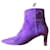 Geox ankle boots Viola scuro Scamosciato  ref.1045685