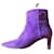 Geox botines Morado oscuro Gamuza  ref.1045685