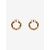 Christian Dior Boucles d'oreilles plaquées or strass et fausses perles - vue 3