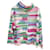 Haut à col roulé en tricot imprimé abstrait multicolore Chanel Coton  ref.1046258