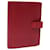LOUIS VUITTON Epi Agenda MM Day Planner Cover Red R20047 LV Auth 51300 Leather  ref.1046434