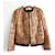 Golden Goose Gold Goose gold leopard print leather jacket  ref.1046534