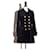 Dolce & Gabbana Trench coat de veludo Preto  ref.1046543