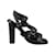 Balenciaga Buckle Strap Heels Black Leather  ref.1046552