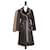 abrigo Balmain, Tweed y piel sintética Negro  ref.1046639