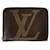 Louis Vuitton Porte-Monnaie Zippy Brown Cloth  ref.1046641