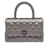Chanel Coco Handle Bag Mini Iridescent purple Kaviarleder Fullset Leather  ref.1046651