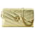 Kira Chevron-Geldbörse mit Kette – Tory Burch – Leder – Gold Golden Metallisch  ref.1046655