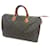 Louis Vuitton Speedy 35 Monogram-SA Brown Leather  ref.1046752