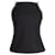Camiseta sin mangas Theory con cuello cuadrado en poliamida negra Negro Nylon  ref.1046788