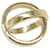 Ring Hermès HERMES Cosmos Bijouterie Fantaisie Anillo para bufanda Metal Tono dorado Auth 51415  ref.1046850