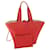 Hermès HERMES Panniedo Plage Tote Bag Canvas Red Auth bs7474 Cloth  ref.1046925