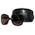 GUCCI Sonnenbrille T.  Plastik Braun Kunststoff  ref.1046945