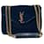 SAINT LAURENT Handtaschen T.  Samt Blau  ref.1046982