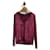 LOUIS VUITTON  Knitwear T.International XS Wool Dark red  ref.1047031