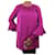 Autre Marque Blusa manga longa roxa com babados - tamanho L Roxo  ref.1047133