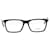 Optische Brille mit rechteckigem Rahmen von Saint Laurent aus schwarzem Acetat Kunststoff  ref.1047242