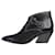 Givenchy Schwarze Stiefeletten mit Nieten – Größe EU 38 Leder  ref.1047399