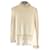 Maglia Moncler con colletto e manici in pizzo Bianco sporco Lana  ref.1047414