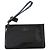 Borsa da polso Coach glitterata in pelle nera Nero
