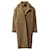 Maje Teddy Oversized Coat in Tan Polyester Brown Beige  ref.1047921