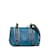 Bottega Veneta Umhängetasche aus Intrecciato-Leder mit Klappe Blau  ref.1047965
