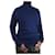 Autre Marque Jersey azul con cuello vuelto - talla XL Lana  ref.1047995