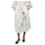 Autre Marque White corduroy skirt - size EU 36 Cotton  ref.1048009