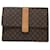 Louis Vuitton Porte Documents Brown Cloth  ref.1048042
