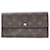 Louis Vuitton Portefeuille Sarah Brown Cloth  ref.1048329