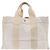 Hermès HERMES Cannes PM Einkaufstasche Baumwolle Weiß Creme Auth 51874 Roh - Ansicht 13