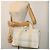 Hermès HERMES Cannes PM Einkaufstasche Baumwolle Weiß Creme Auth 51874 Roh - Ansicht 26