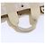 Hermès HERMES Cannes PM Einkaufstasche Baumwolle Weiß Creme Auth 51874 Roh - Ansicht 7